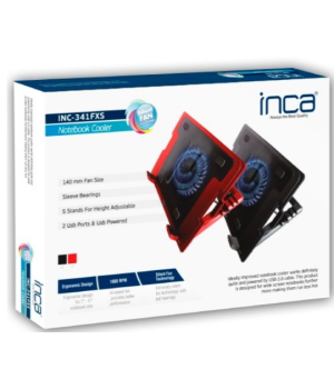 INCA INC 341FXP 13" ~ 17" ABS Plastik Pembe Notebook Soğutucu Ayarlanabilir Stand